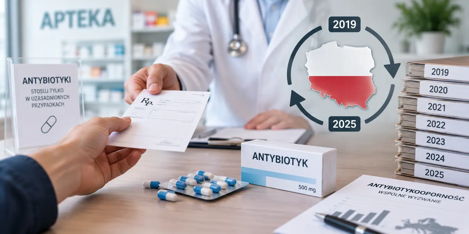 Sześć lat recept na antybiotyki w Polsce. Wróciliśmy do punktu wyjścia — i to jest problem